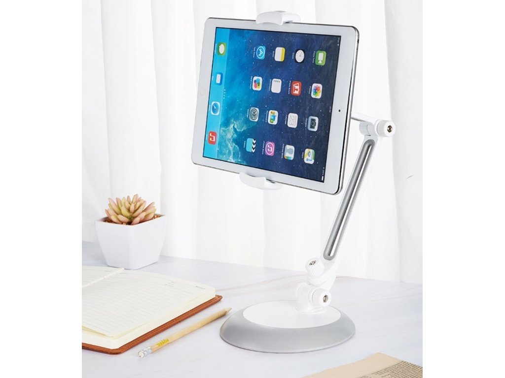 Składany stojak na telefon lub tablet (wyświetlacz od 4'' do 10'') biały (RL-CH10 biały)