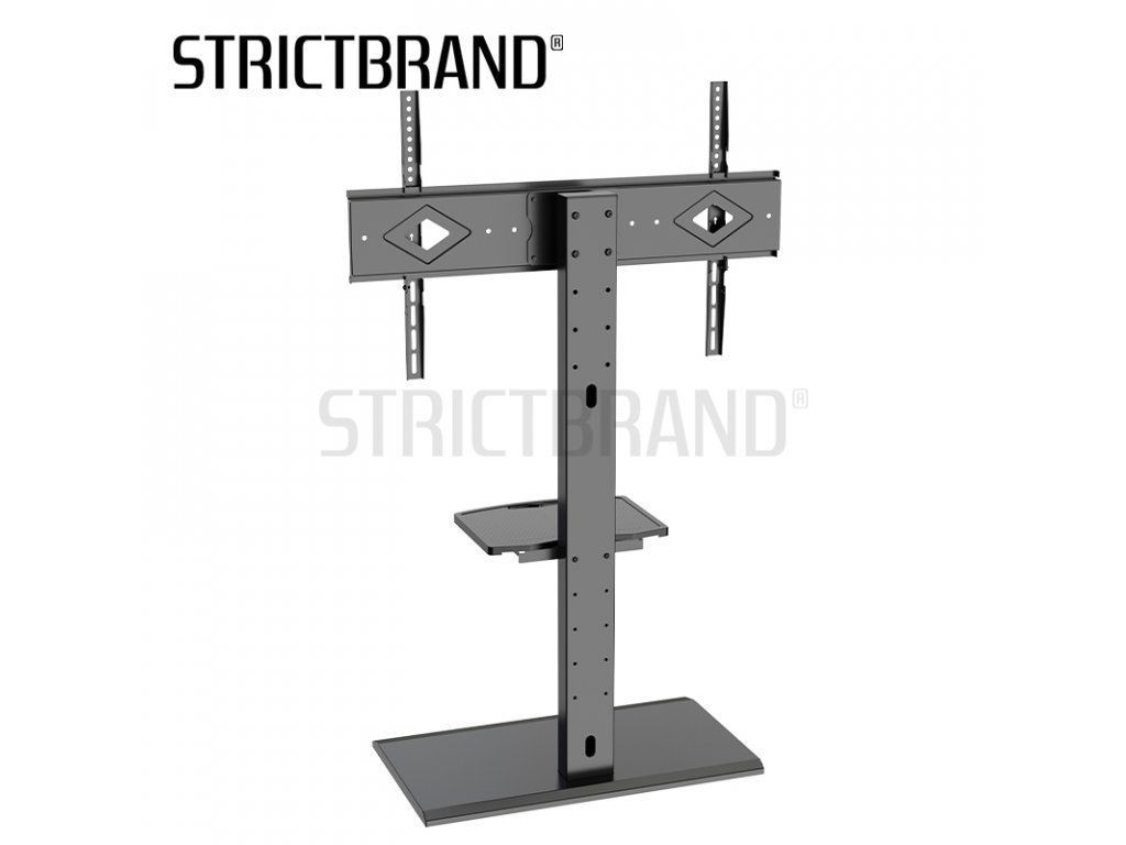 STRICT BRAND Z75 Podlahový mobilní TV stojan pro TV s úhlopříčkou 50"-85" nosnost 50 kg