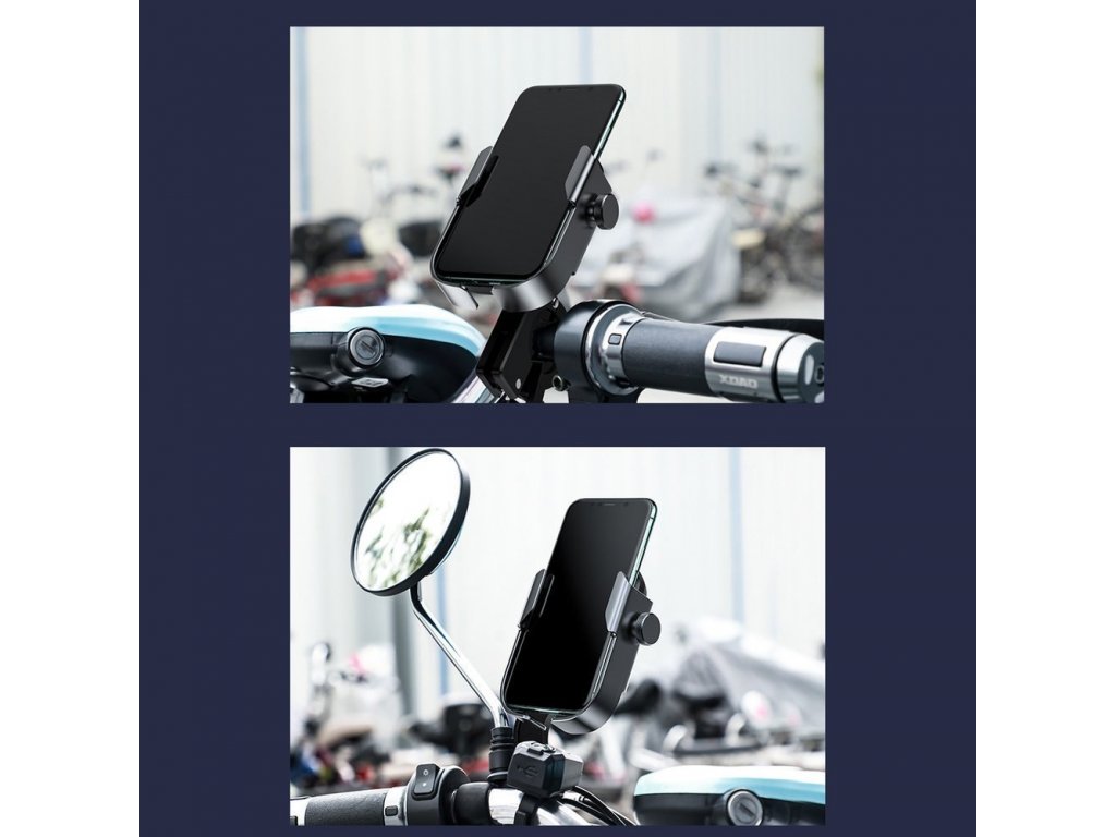 SUKJA-01 Cyklistický držák na telefon na řidítka černý
