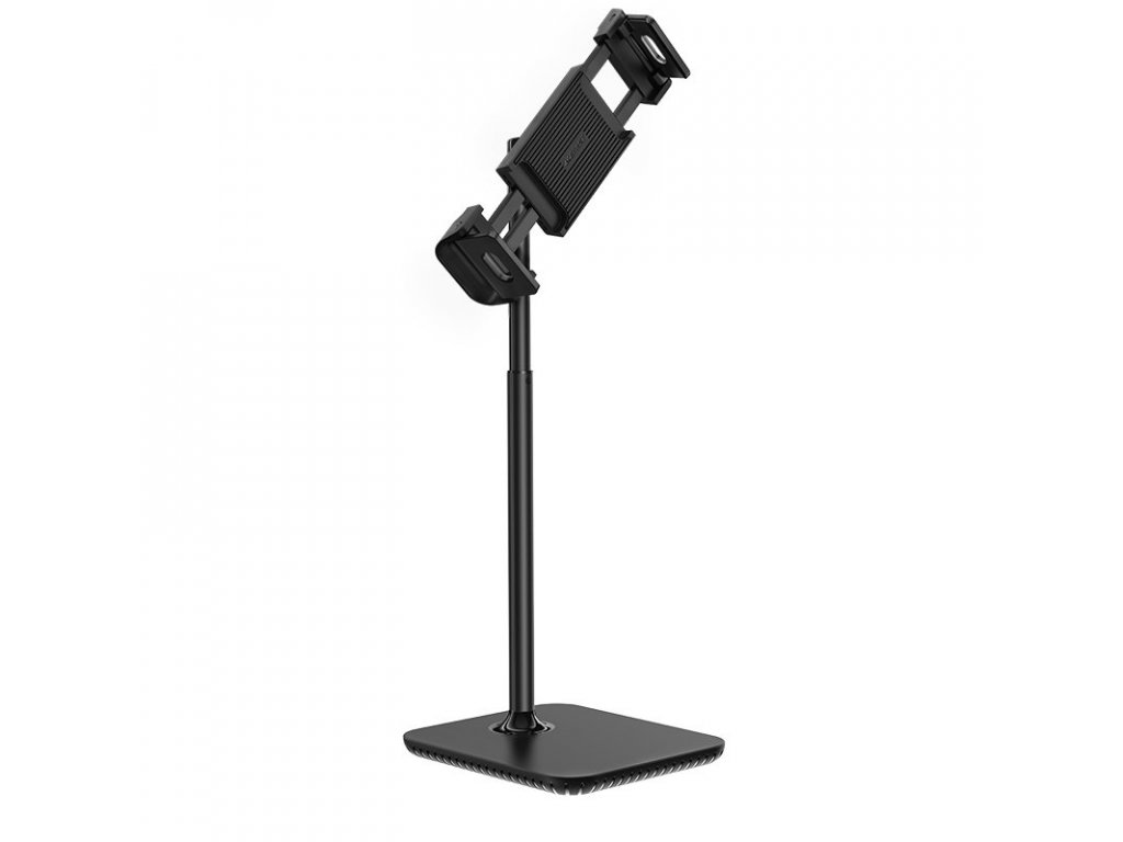 Suport telescopic pentru telefon și tabletă Acefast (lățime 135-230 mm) pentru masă 360° negru (E4 negru)