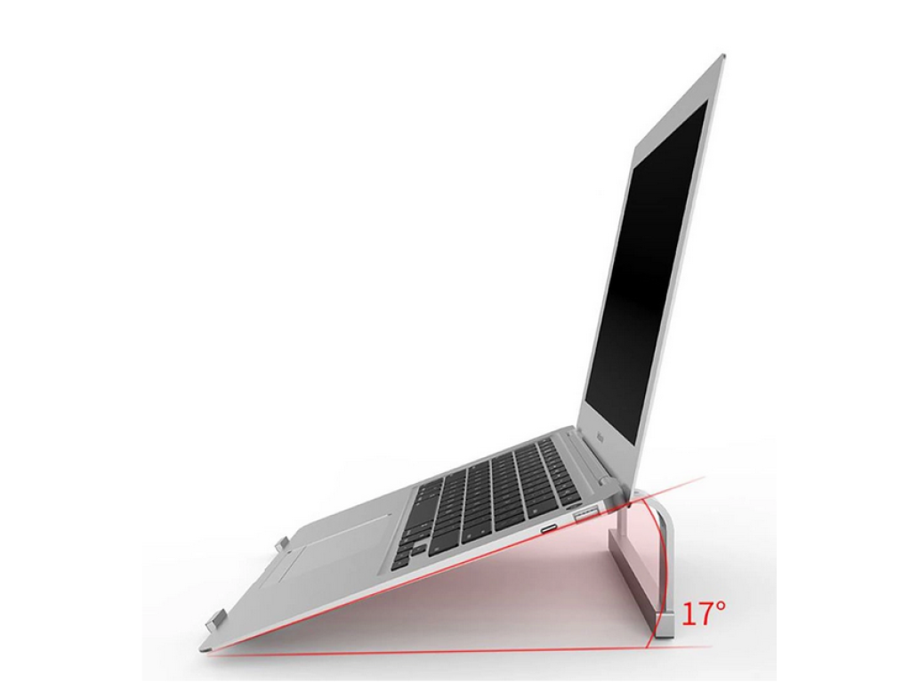 Universeller Laptop-Ständer Tech-Protect – Silber