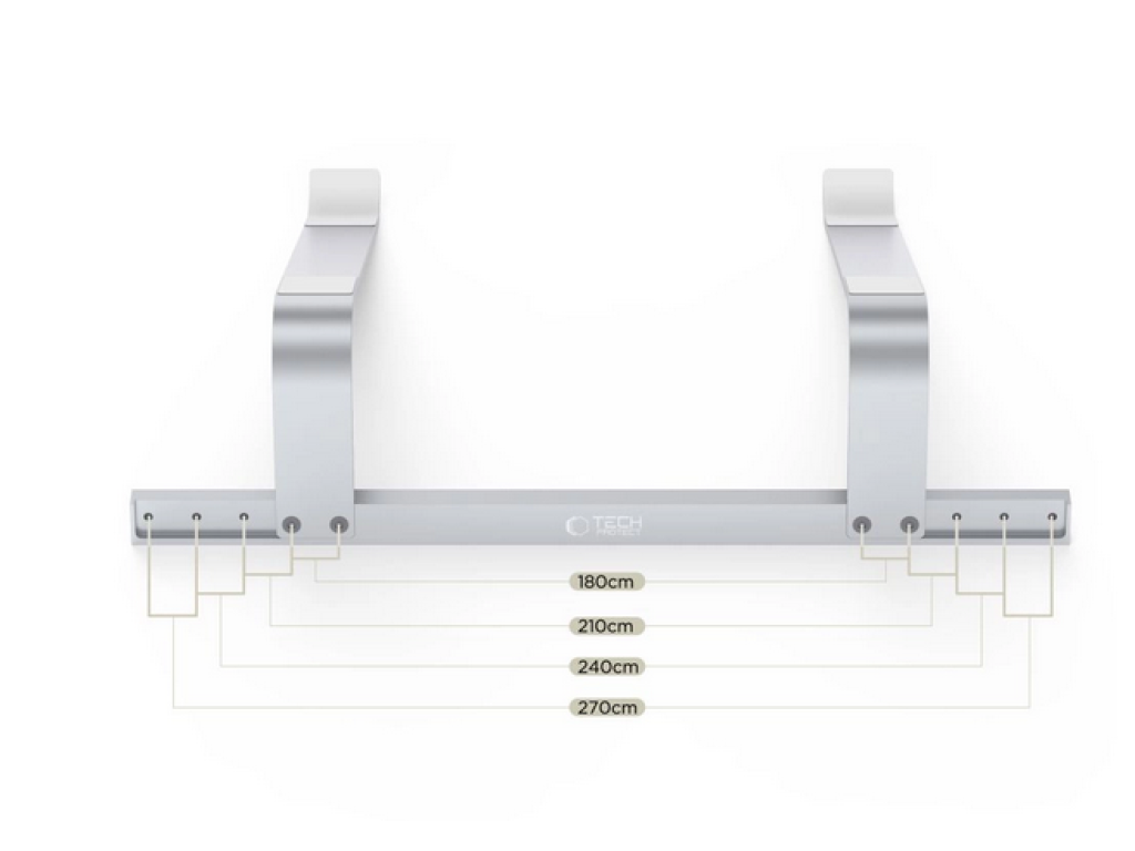 Universeller Laptop-Ständer Tech-Protect – Silber