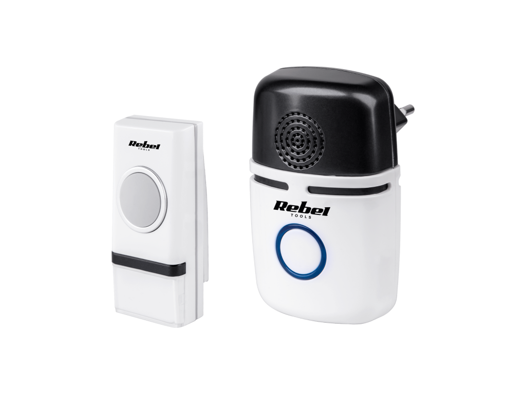 URZ3263 Bezdrátový zvonek Rebel se zástrčkou 230V – 48 melodií