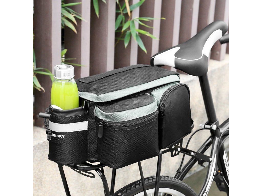 WBB3BK Cyklistická taška na nosič s páskem přes rameno 6L černá