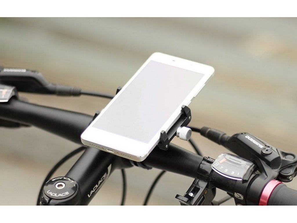 Uchwyt na telefon rowerowy Wozinsky z mocowaniem na kierownicę czarny (WBHBK1)