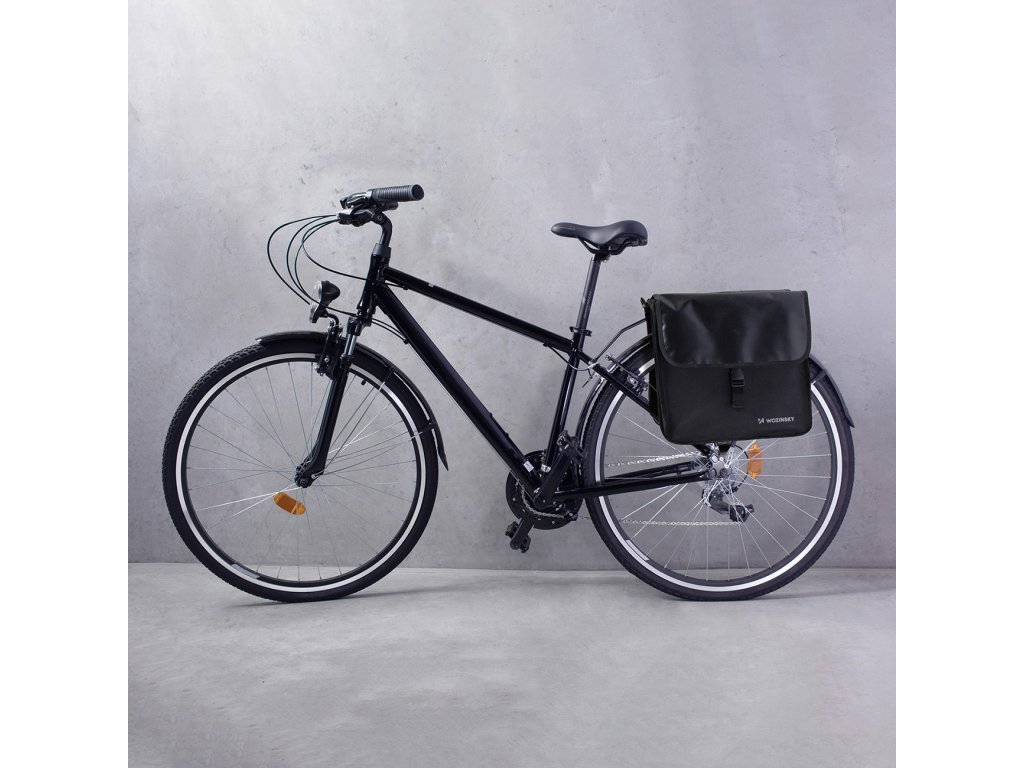 Wozinsky cyklistický kufr dvojitý 28 l černý (WBB34BK)