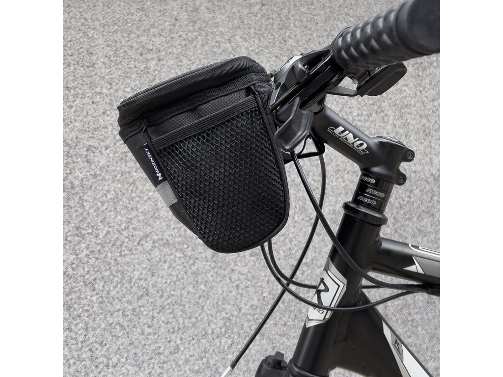 Wozinsky taška na řídítka s pouzdrem na telefon 2l černá (WBB12BK)