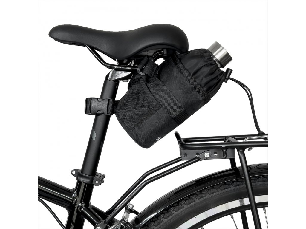 Wozinsky Thermo Bottle Bag 1l / Sticlă pentru bicicletă sau scuter negru (WBB35BK)