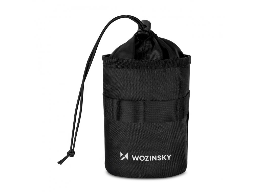 Wozinsky termo taška na láhev 1l / láhev na kolo nebo skútr černá (WBB35BK)