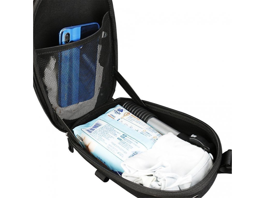 WSB1BK Vodotesná taška na elektrický skúter s držiakom na riadidlá 4L čierna