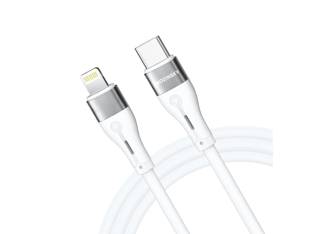 WSTCL2 Rychlenabíjecí kabel Wozinsky Lightning/USB-C 27 W 2 m bílý