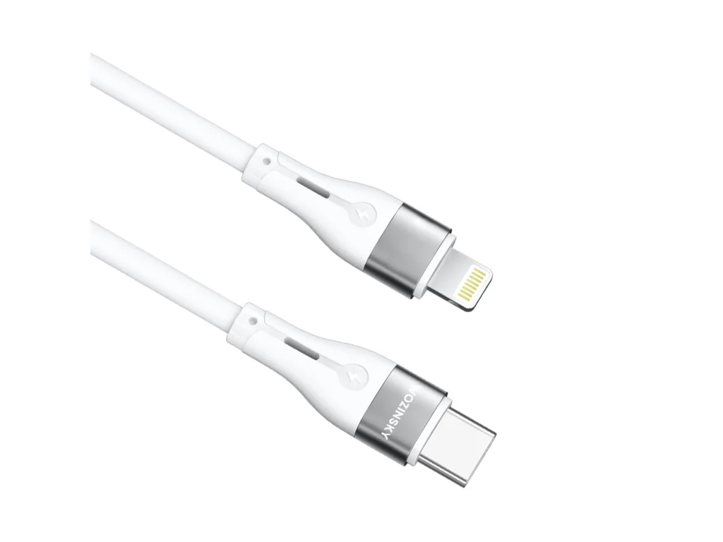 WSTCL2 Rychlenabíjecí kabel Wozinsky Lightning/USB-C 27 W 2 m bílý