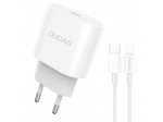 Dudao A8SEU PD USB-C töltő + PD kábel 20W Fehér