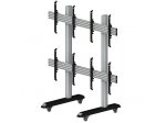 FS2B2W Silver Stand pentru 4 televizoare 200 kg