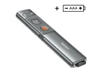 Laser prezentér Baseus Orange Dot s baterií – šedý