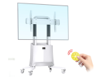 NB G100 Motorizovaný TV stojan 75–120'' nosnost 90,9 kg bílý