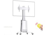NB G85 Motorizovaný TV stojan 55–85'' nosnost 45,5 kg bílý