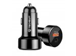 Techsuit - Premium Car Charger (CAPD028) - USB-A, QC 3.0, USB-C, 38W - Negru