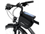 Wozinsky cadru biciclete sac de biciclete sac de biciclete geantă de telefon rezistent la apă 1.5l negru (WBB26BK)