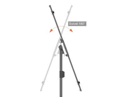 502ML Nástěnný držák s extra dlouhým ramenem na TV 42–80'' nosnost 40 kg