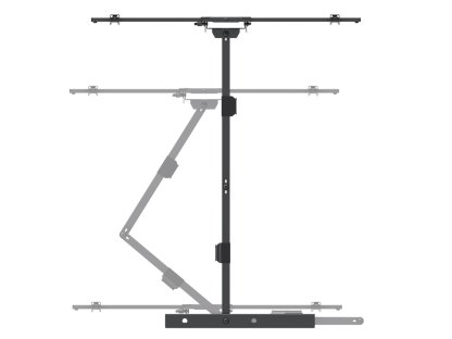 502ML Nástěnný držák s extra dlouhým ramenem na TV 42–80'' nosnost 40 kg