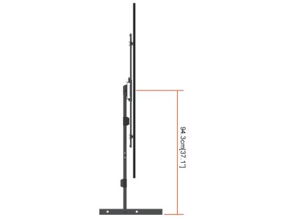 502ML Nástěnný držák s extra dlouhým ramenem na TV 42–80'' nosnost 40 kg