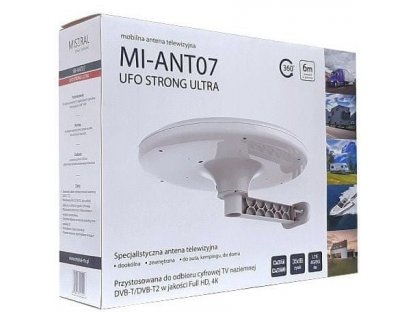 Antenna MISTRAL MI-ANT07 fehér lakókocsikhoz