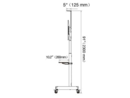 AVA1800-70 Prezentační stojan 55''–90'' nosnost 90,9 kg