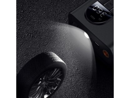 Baseus mini autó kompresszor pumpa 2500mAh 54W akkumulátorral fekete (CRNL040001)