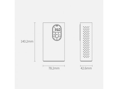 Baseus mini avtomobilska kompresorska črpalka z 2500mAh 54W baterijo črna (CRNL040001)