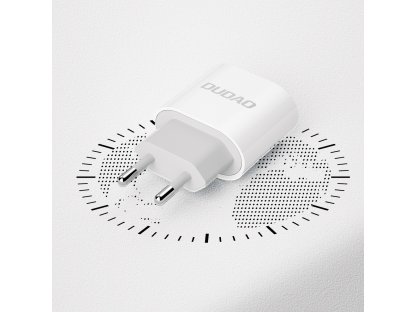 Dudao A8SEU PD USB-C Ładowarka + kabel PD 20W Biały