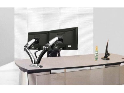 F180 Profesionální variabilní stolní držák na 2 monitory