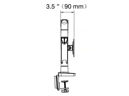 G70 Stolní držák monitoru 22''–35'' nosnost 2–12 kg