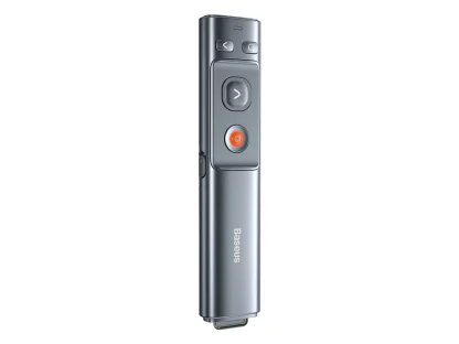 Laser prezentér Baseus Orange Dot s baterií – šedý