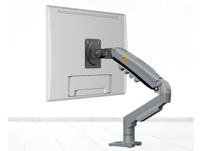 NB F80-XV Stolní kancelářský držák monitoru 17–30'' nosnost 9 kg šedý