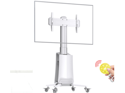 NB G85 Motorizovaný TV stojan 55–85'' nosnost 45,5 kg bílý