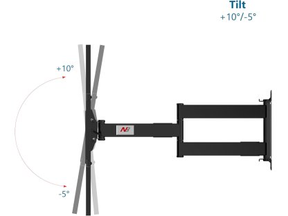 NB SP5 polohovatelný držák na TV 75"–110" nosnost 90 kg