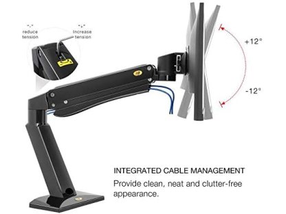 NB45-B Nastavitelný držák monitoru 24"–42" nosnost 15 kg