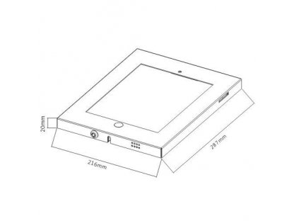 Uchwyt ścienny PAD12 do tabletów iPad2/3/4/Air