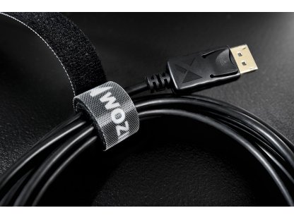 Centură / Velcro / organizator de cablu 2 m Hook and Loop negru (WVO2MBK)