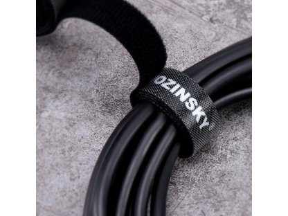Pásek / suchý zip / organizér kabelů 2 m Hook and Loop černý (WVO2MBK)