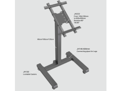 SB-DS110 Multifunkční TV stojan 32–75'' nosnost 70 kg