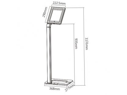 SB15-01 univerzální stojan na tablet iPad a Samsung