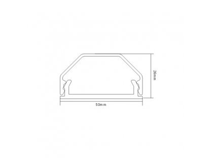 SB45B Capac de cabluri din aluminiu negru