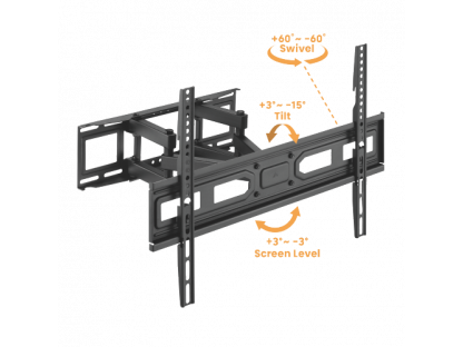 SB66 TV nosilec z raztegljivo roko 37"-80" nosilnost 40 kg