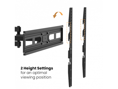 SB66 TV držiak s výsuvným ramenom 37"-80" nosnosť 40 kg