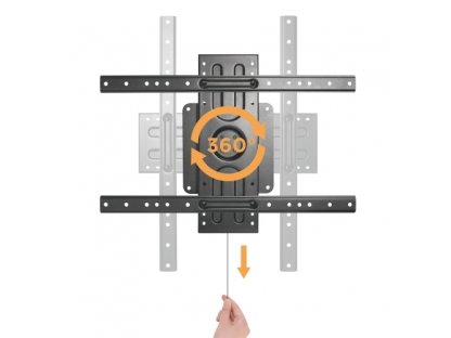 SB76 Nástěnný otočný držák tv 37"–80" nosnost 50 kg