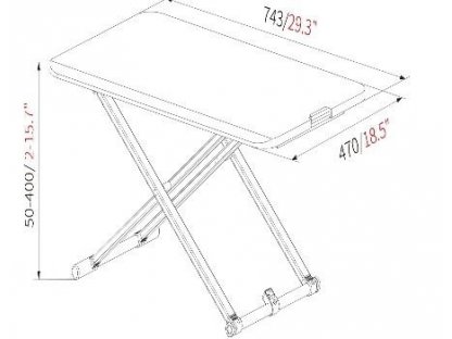 SD14 Állítható asztali asztal