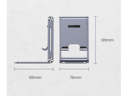 Skládací stojan na telefon Ugreen – šedý