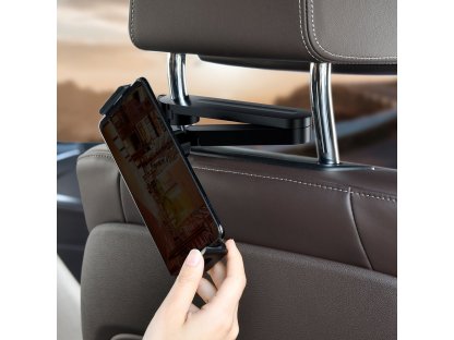 SULR-A01 Držák na telefon nebo tablet 4,7'' - 12,3'' na záhlaví do auta černý